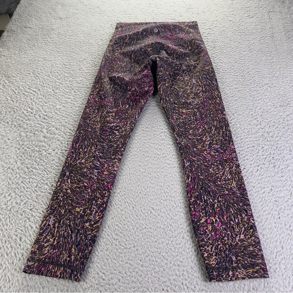 Lululemon Align High Rise Crop Leggings Womens 4 Multicolor Athletic Yoga Gym - Picture 2 of 7